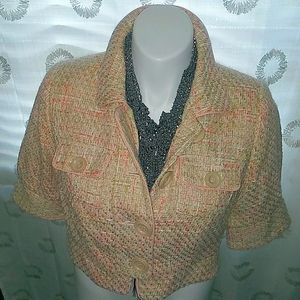 Lane Bryant Cropped Tweed Jacket